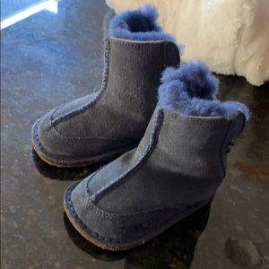 Navy blue baby uggs size small!